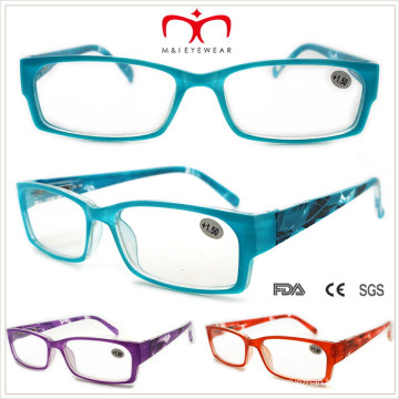 Senhoras óculos de leitura plástica com padrão floral (wrp508338)